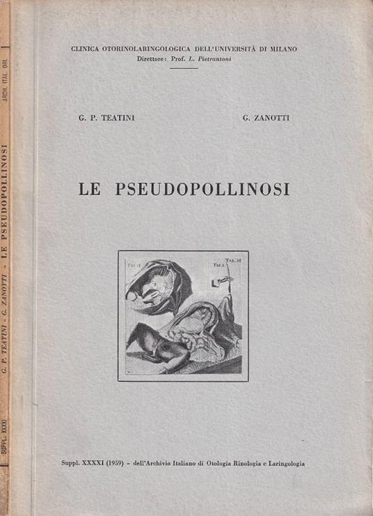 Le pseudopollinosi - copertina