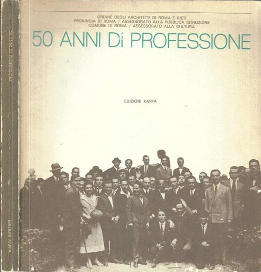 50 anni di professione - copertina