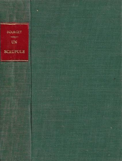 Un Scrupule - Paul Bourget - copertina