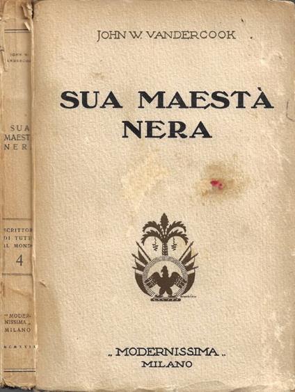Sua Maestà Nera - John W. Vandercook - copertina