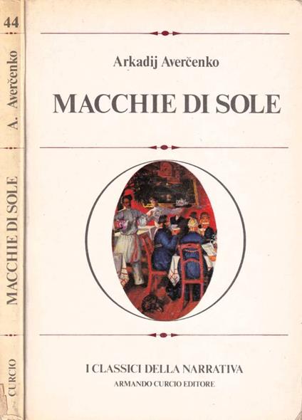 Macchie di sole - Arkadij Avercenko - copertina