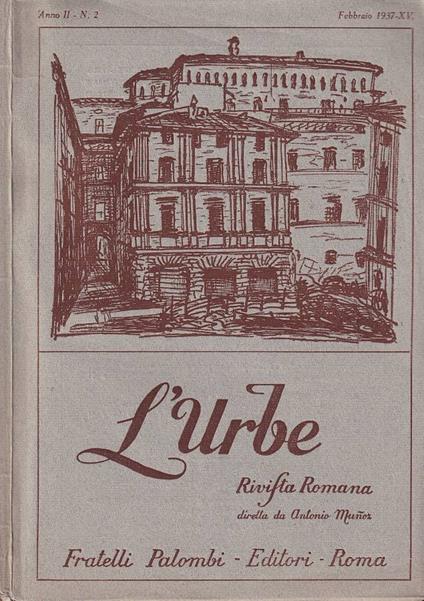 L'Urbe, anno II, n. 2, 1937 - copertina
