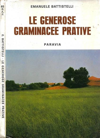 Le Generose Graminacee Prative - Emanuele Battistelli - copertina