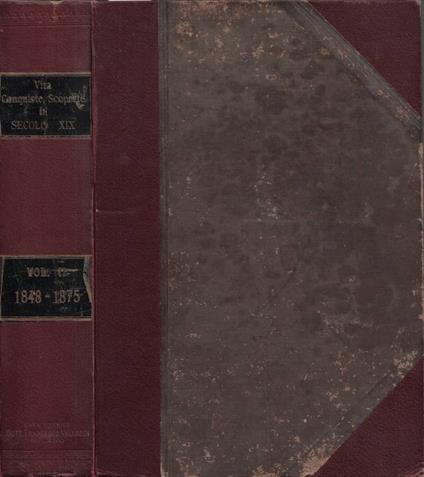 La Vita, le Conquiste e le Scoperte nel Secolo XIX. Vol. II - copertina