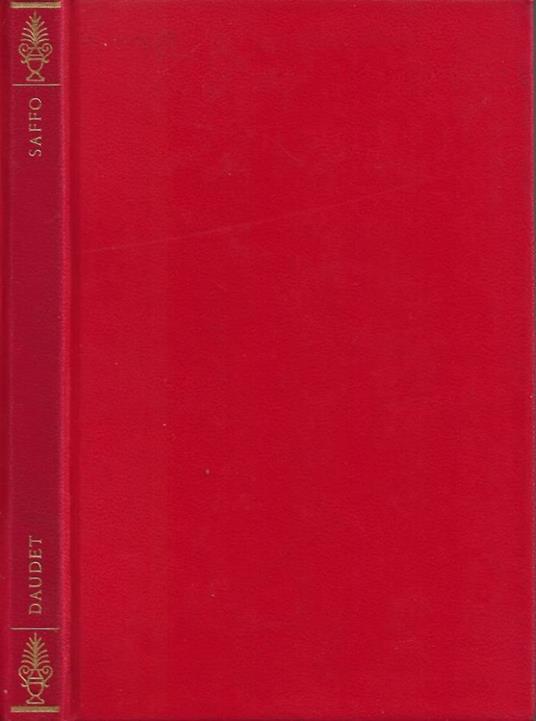 Saffo - Alphonse Daudet - copertina
