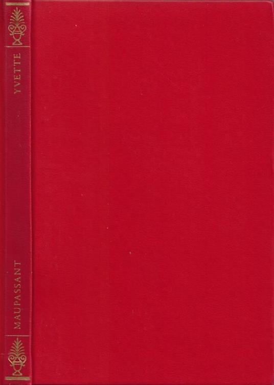 Yvette - Guy de Maupassant - copertina