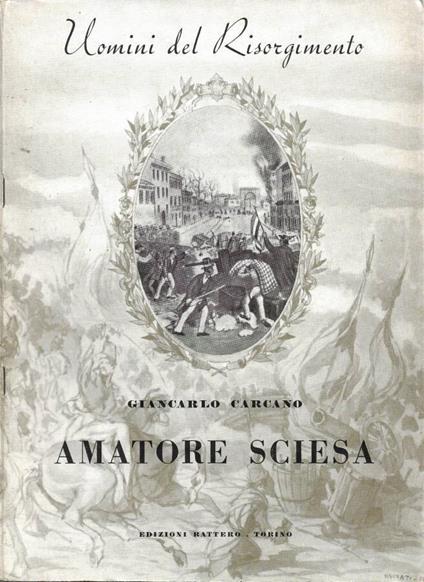 Amatore Sciesa - copertina