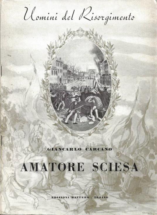 Amatore Sciesa - copertina