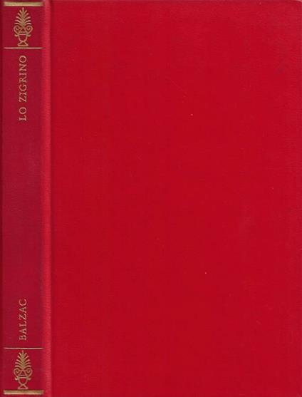 Lo Zigrino - Honoré de Balzac - copertina
