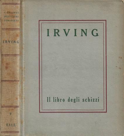 Il Libro degli Schizzi - Washington Irving - copertina