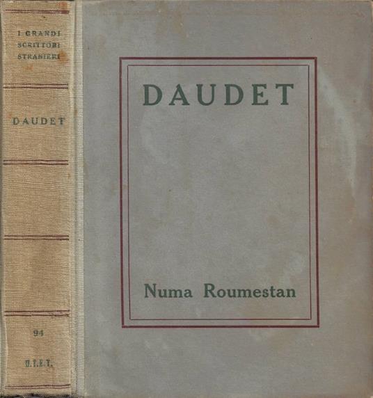 Numa Roumestan - Alphonse Daudet - copertina