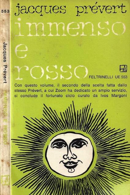 Immenso e Rosso - Jacques Prévert - copertina