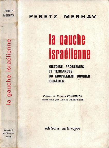 La Gauche Israélienne - copertina