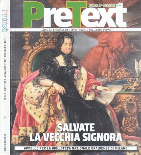 PreText n 16, dicembre 2021 - copertina