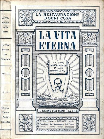 La Vita Eterna. Vol. III: Il Tabernacolo in Mezzo agli Uomin - copertina