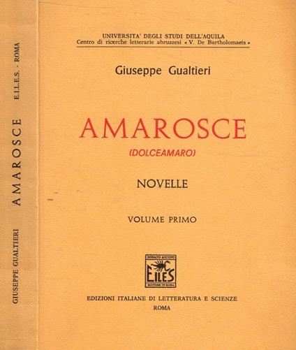 Amarosce vol.I - Giuseppe Gualtieri - copertina