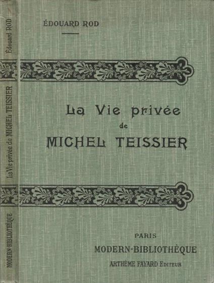 La vie privee de Michel Teisser - copertina