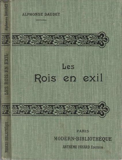 Les Rois en exil - Alphonse Daudet - copertina