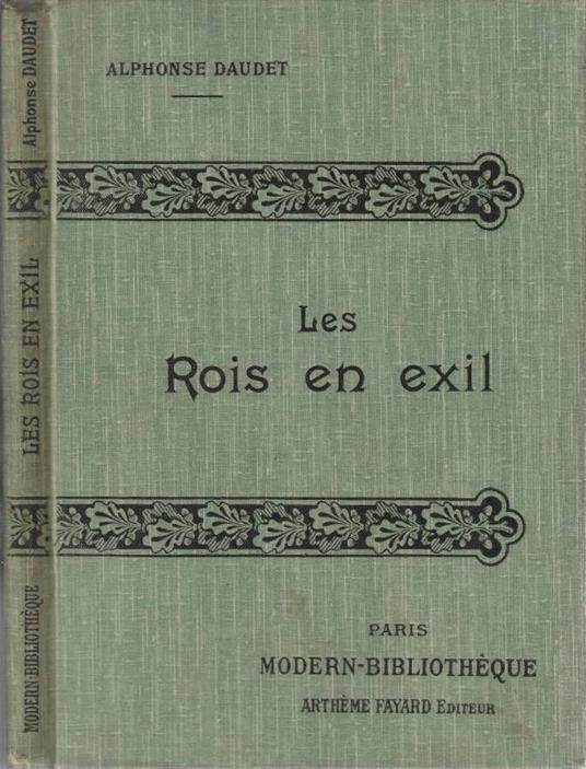 Les Rois en exil - Alphonse Daudet - copertina