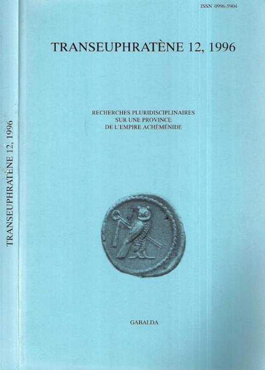 Transeuphratène 12 - copertina