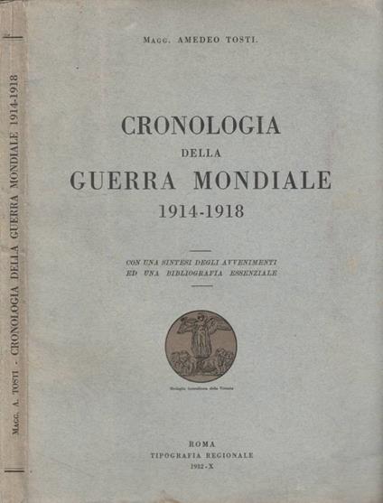 Cronologia della guerra mondiale - copertina