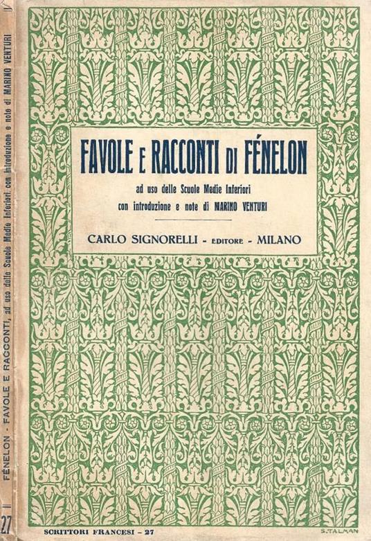 Favole e racconti - copertina