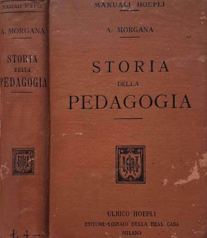 Storia della pedagogia - copertina