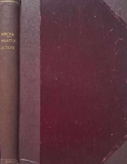Manuale delle malattie celtiche - copertina