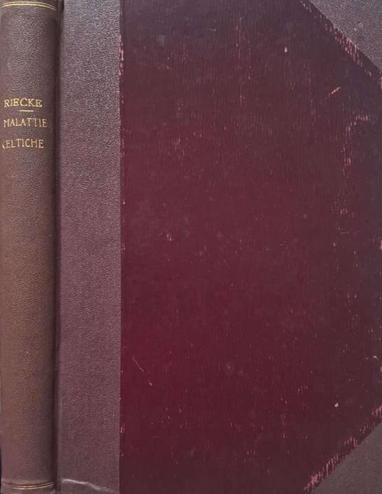 Manuale delle malattie celtiche - copertina
