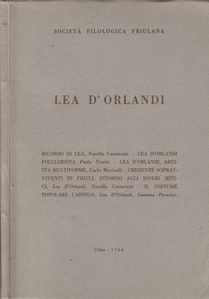 Lea D'Orlandi - copertina