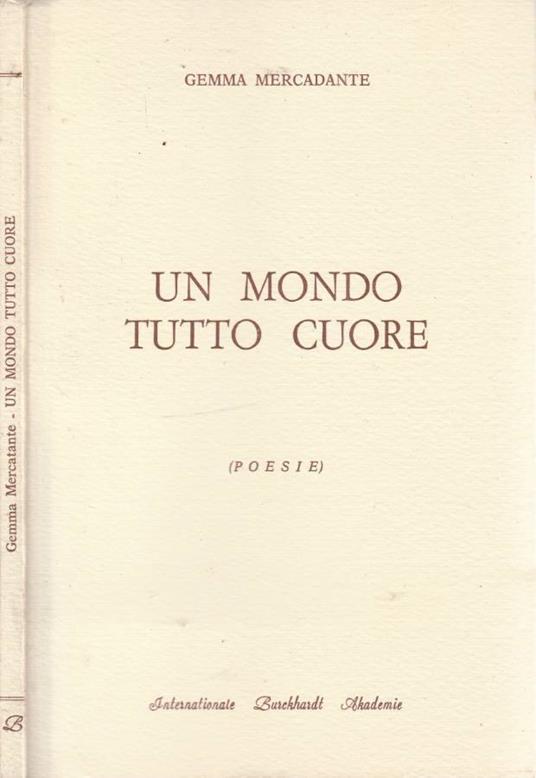 Un mondo tutto cuore - copertina