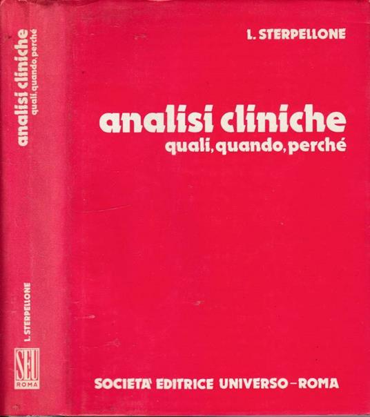 Analisi cliniche - copertina