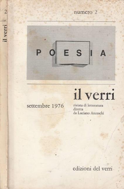 Il Verri n 2, 1976 - copertina