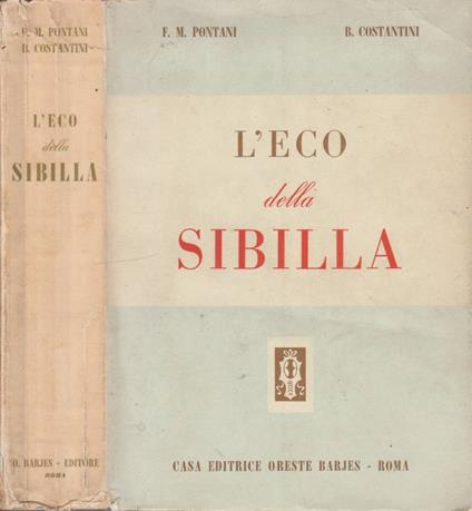 L'eco della Sibilla - copertina
