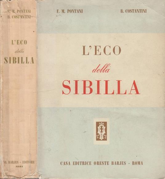 L'eco della Sibilla - copertina