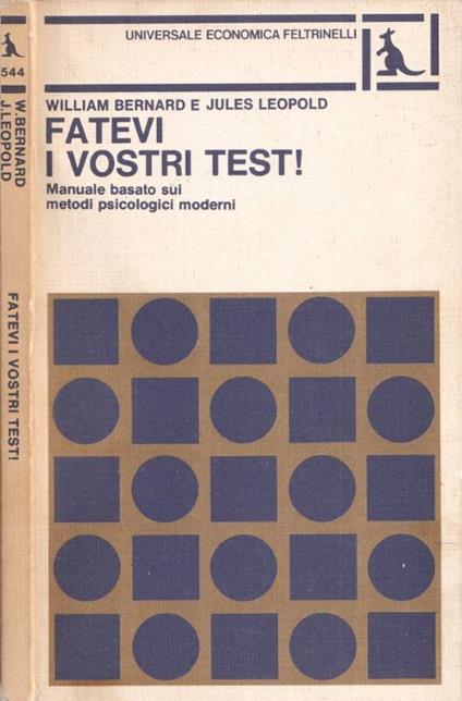 Fatevi i vostri test! - William Bernard - copertina