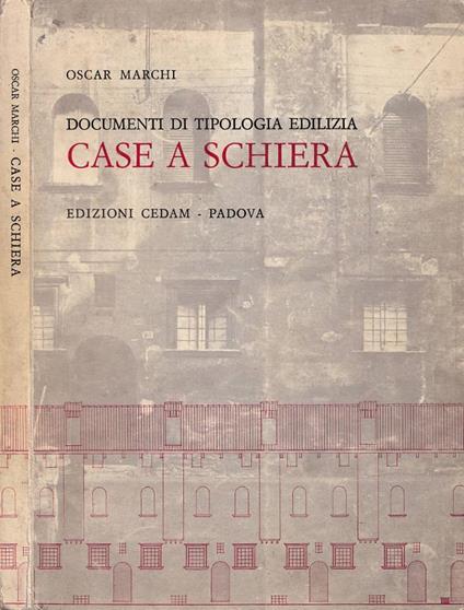 Case a schiera - Oscar Marchisio - copertina