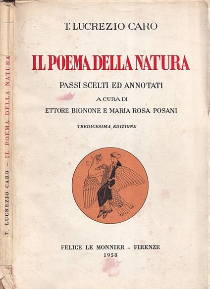Il poema della natura - copertina