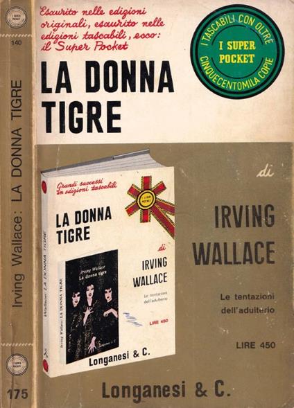 La tigre - Irving Wallace - copertina