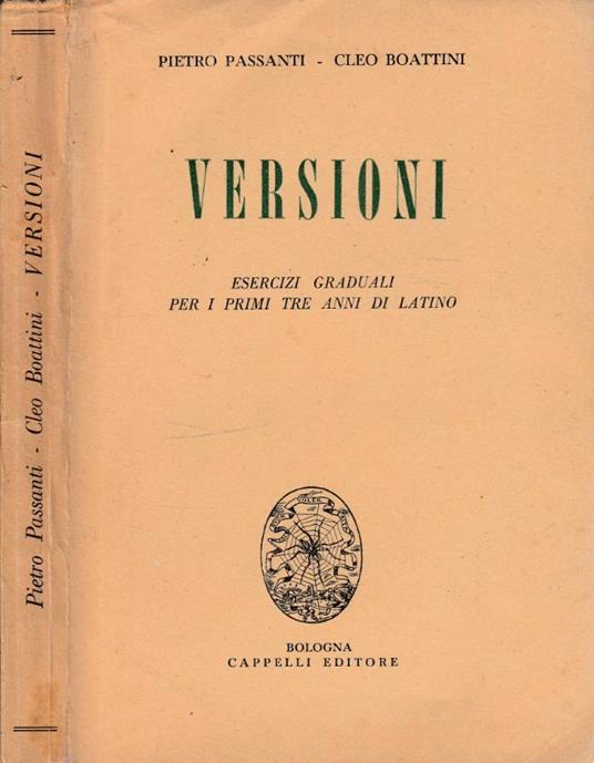 Versioni - copertina