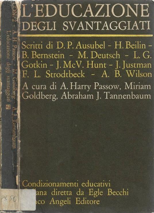 L'Educazione degli Svantaggiati - copertina