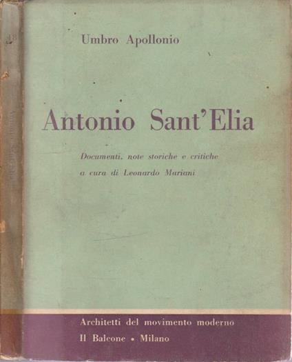 Antonio Sant'Elia - copertina
