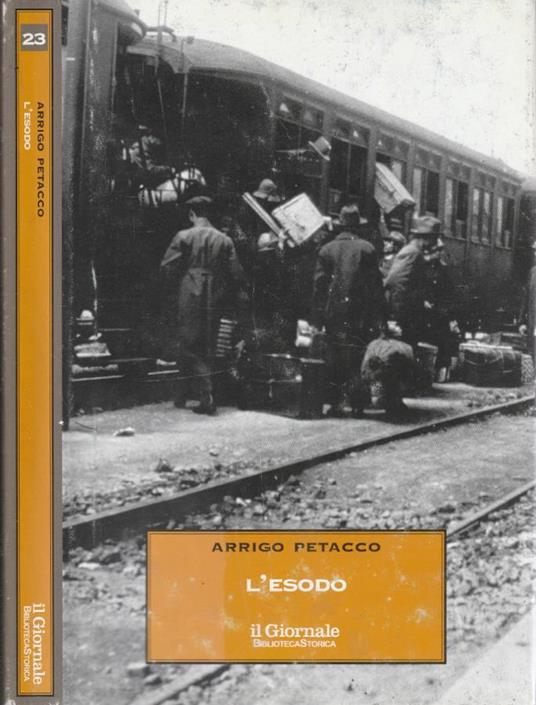 L'esodo - Arrigo Petacco - copertina