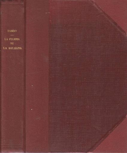 La fiamma su la balzana - copertina
