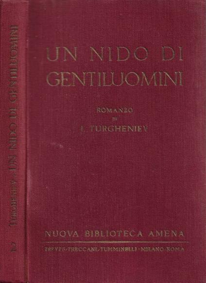 Un Nido di Gentiluomini - copertina