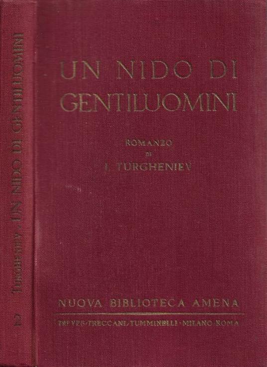 Un Nido di Gentiluomini - copertina