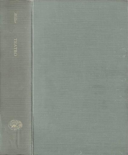 Teatro - Arthur Miller - copertina