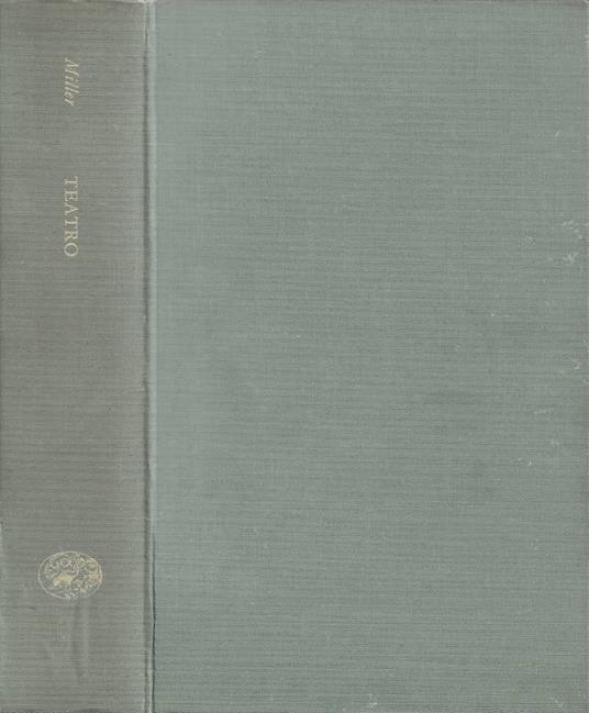 Teatro - Arthur Miller - copertina