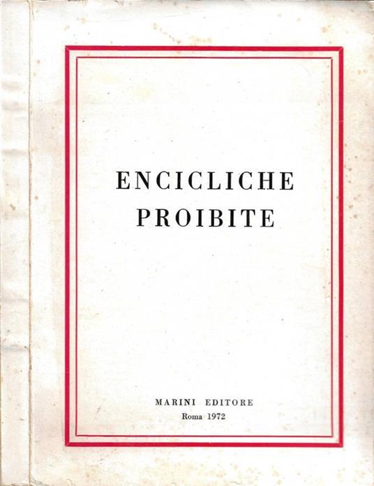 Encicliche Proibite - copertina