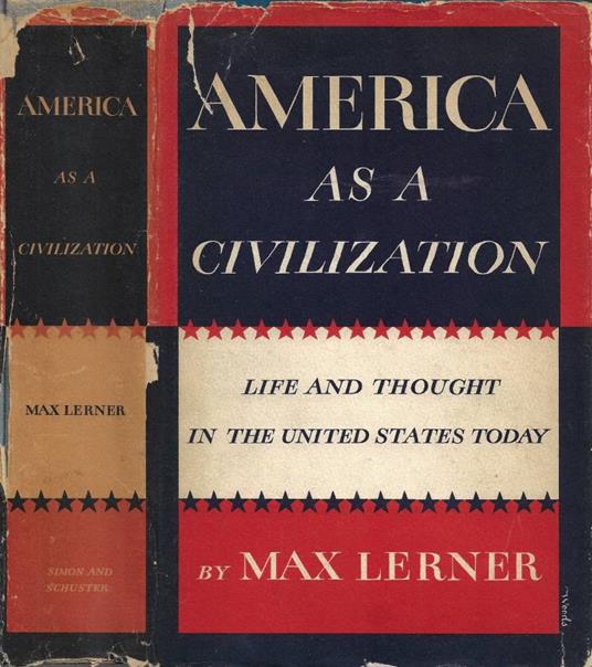 America as a Civilization - copertina
